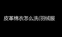 皮革棉衣怎么洗(羽绒服洗1次少穿3年用它，免水洗清洁，一喷一擦就干净)